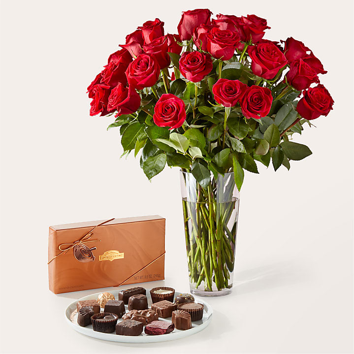 product image for Romantic Long Stem Red Rose Bouquet Bundles