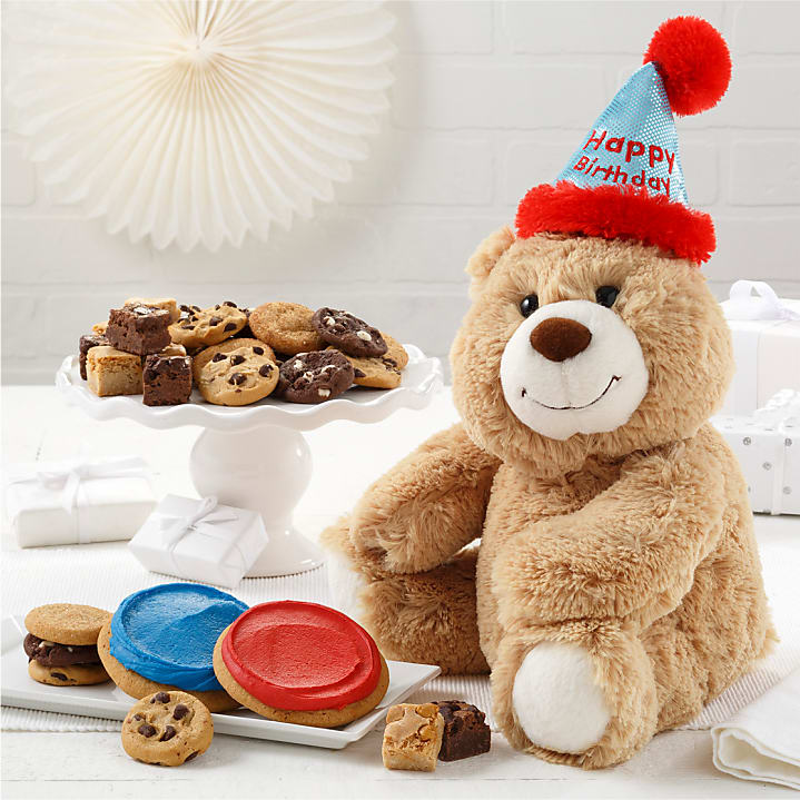 product image for Mrs. Fields® Happy Birthday Bear Treat Combo