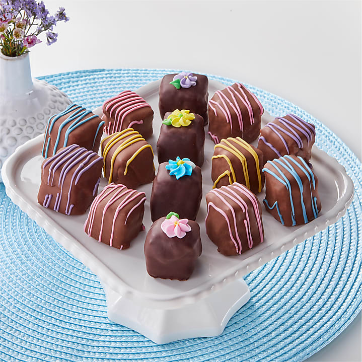 product image for Springtime Belgian Chocolate-Covered Cheesecake Bites
