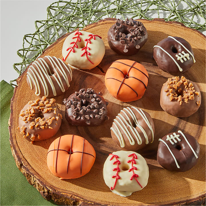 product image for Belgian Chocolate Covered Mini Sport Donuts