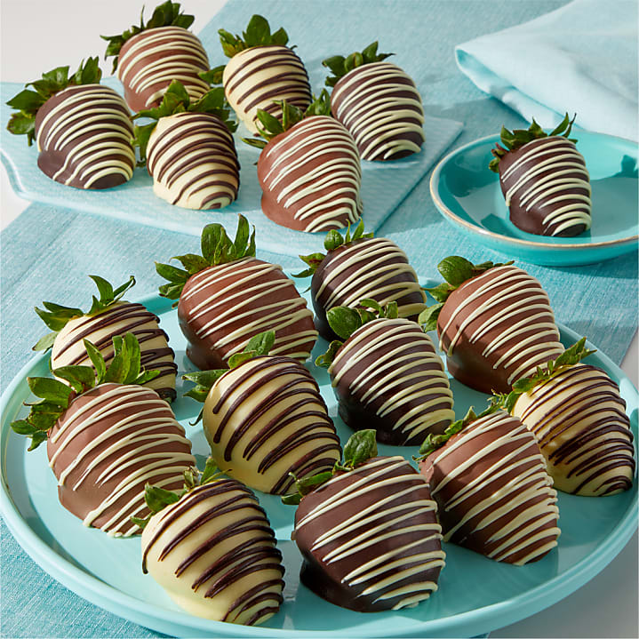 product image for Classic Belgian Chocolate Covered Strawberries - 18 pc